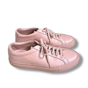 Common Projects Italy Achilles Blush Pink Women's Leather Sneakers Size 35